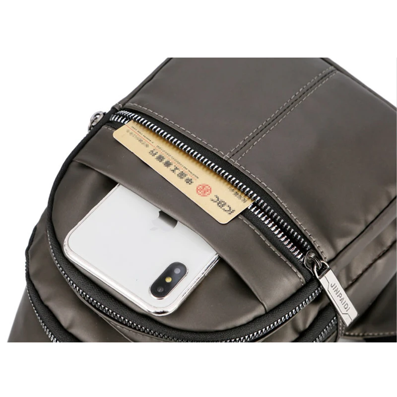Повседневная мужская нагрудная Сумка Многофункциональная зарядка через usb на открытом воздухе для путешествий, кошелек для карт, сумочка, модная мужская сумка через плечо