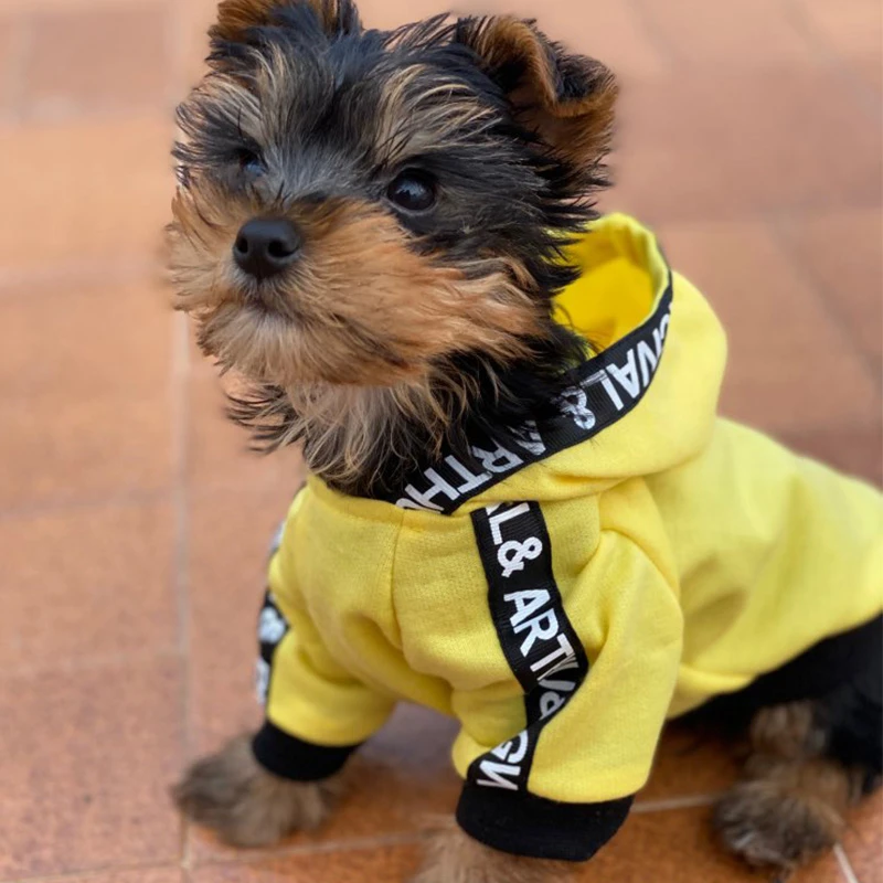 Ropa de Perro de moda Ropa para perros para pequeño mediano perros Yorkshire de ocio capucha Perro Chihuahua Perro Ropa de Perro Pug|Vestidos para perro| - AliExpress
