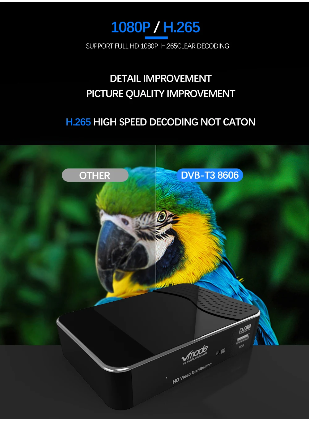 DVB-T2 цифровой приемник HD 1080p DVB T2 телеприставка встроенный wifi Поддержка YouTube dvb t2 H.265 HEVC Dolby AC3 ТВ декодер тюнер