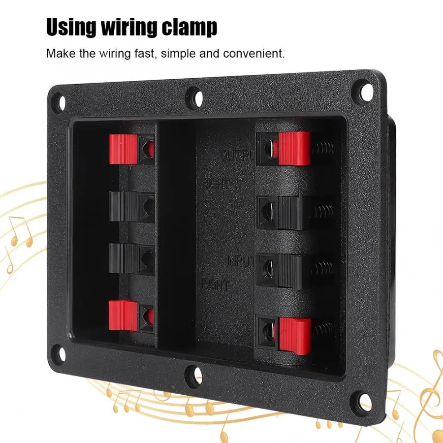 Динамик адаптер 2 шт. DJ265 DC 100V 1.5A/3A утолщенной 8-позиционный распределительная коробка для аудио Динамик AWG24-16 bluetooth динамик