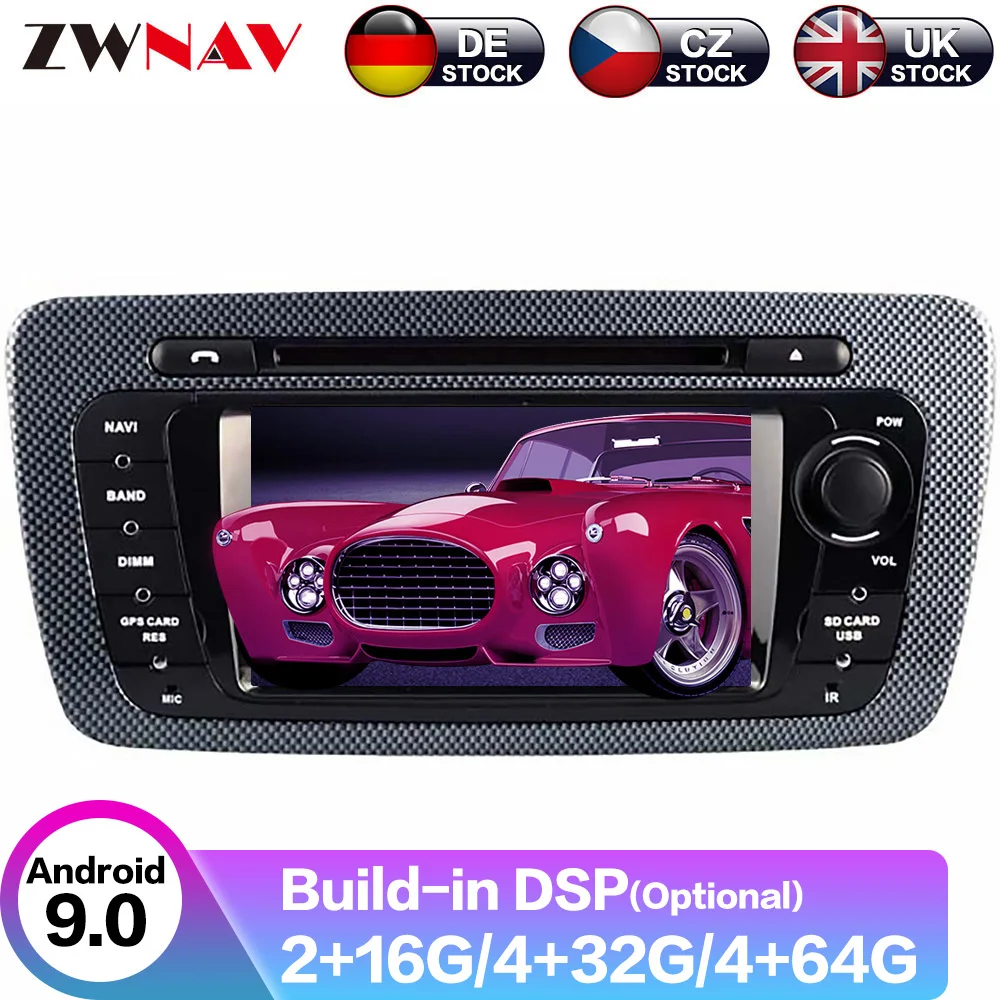 Android 9 gps навигация автомобильное радио dvd-плеер для сиденья IBIZA 2009 2010 2012 2013 автомобильный радиоприемник головное устройство мультимедийный