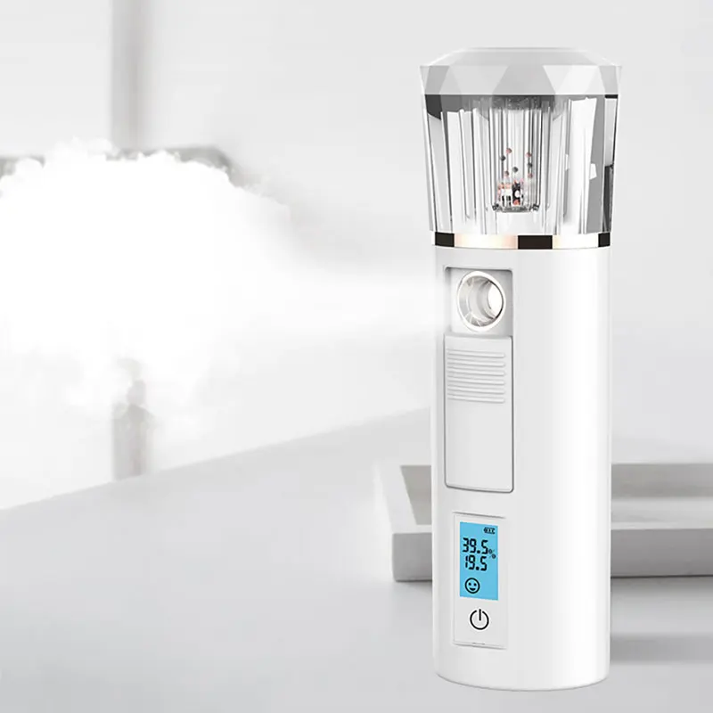 

Nano facial steamer charging portable spray water meter face moisturizing handheld cold spray humidifier small portable sprayer