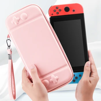 

Portable Travel Accessories Hard Case For Nintendo Switch Cute NS Carry Pouch Waterproof Protection Storage Bag With Stand 2In1