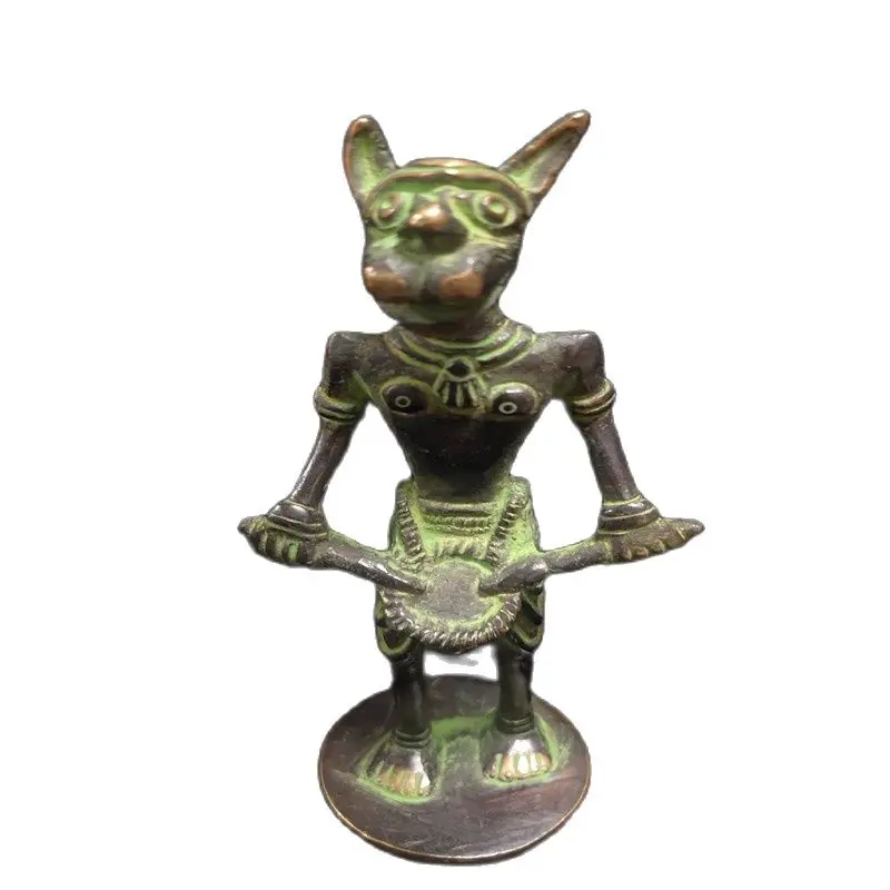 

Chinese antique bronze horse king decoration collection