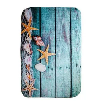 

Ocean Bathroom Mat Set 3Pcs/Set Non-Slip Toilet Mat Carpet Wear-resistant