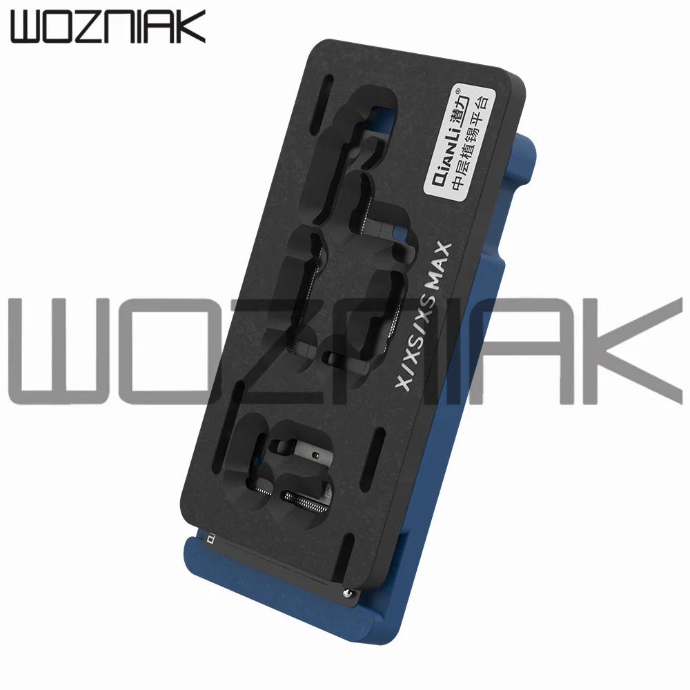 Goede Qianli Middelste Laag Board BGA Reballing Stencil Plant Tin Platform voor iPhone X XS XSMAX Moederbord Reparatie Reballing Stencil