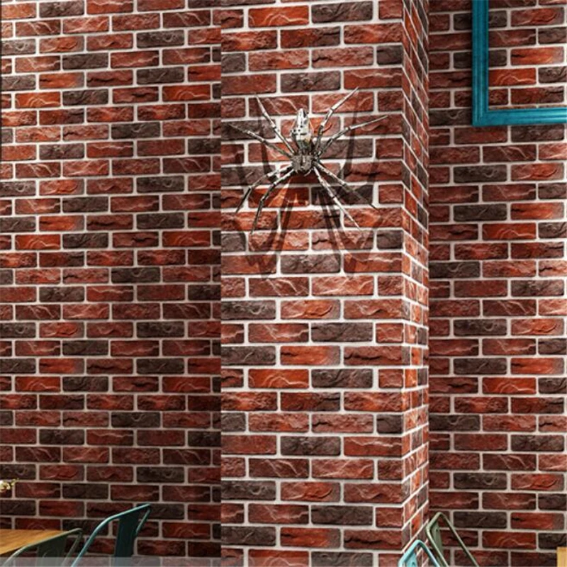 Wellyu Cina Retro Pola Batu Bata Bata Merah Biru Batu Bata Batu Bata Antik Wallpaper 3d Brick Batu Budaya Latar Belakang Kertas Dinding Wallpaper Roll Tv Backgroundembossed Wallpaper Aliexpress