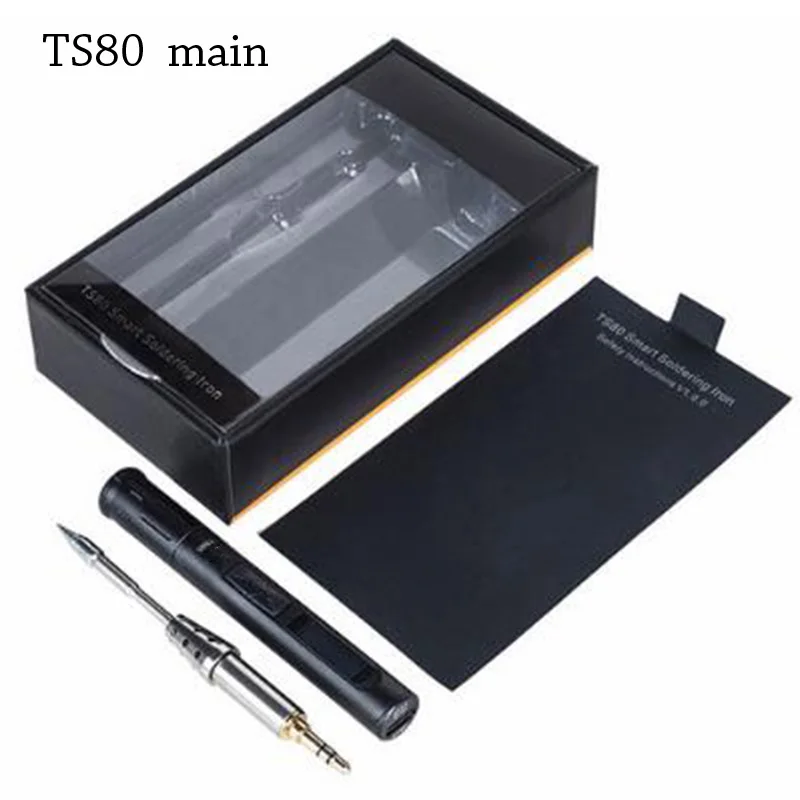 

Set TS80 100 400 Degree Portable Electric Soldering Iron Tip Digital Solder Station OLED Display USB Tool Parts