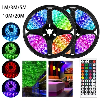 

LED Strip RGB Led Light Tape SMD 3528 DC12V Waterproof LED Light 1/3/5/10/20m diode Ribbon Flexible with remote
