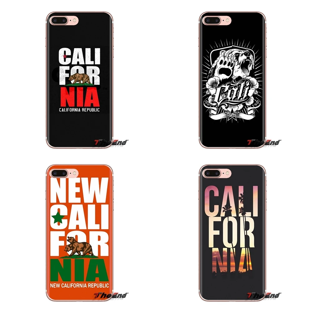 California Republic Bear flag Soft Skin Case For Huawei Honor 7X V10 6C V9 6A Play 9 Mate 10 Pro Y7 Y5 P8 P10 Lite Plus GR5 2017 |