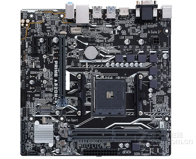 Б/у оригинальная материнская плата разъем AM4 DDR4 USB3.0 SATA3 совместимая с VGA 32 ГБ B320