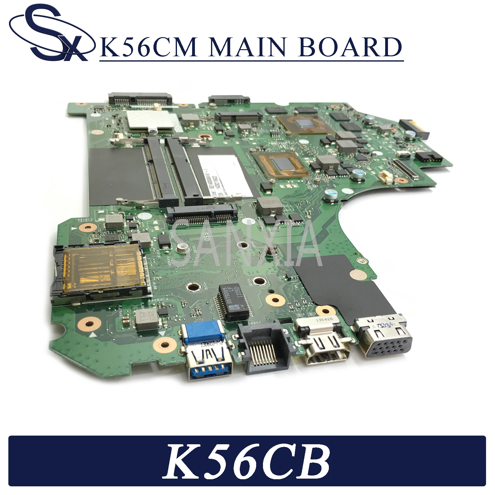 Материнская плата KEFU K56CM для ноутбука ASUS K56CB K56C S550CB S550CM оригинальная материнская