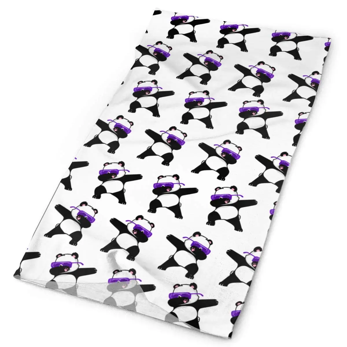 

SHINYWEET Breathable Dabbing Panda Hip Hop Funny Pattern Headwear Neck Gaiter Headband Face Scarf Scarf Tube Scarf Bandana