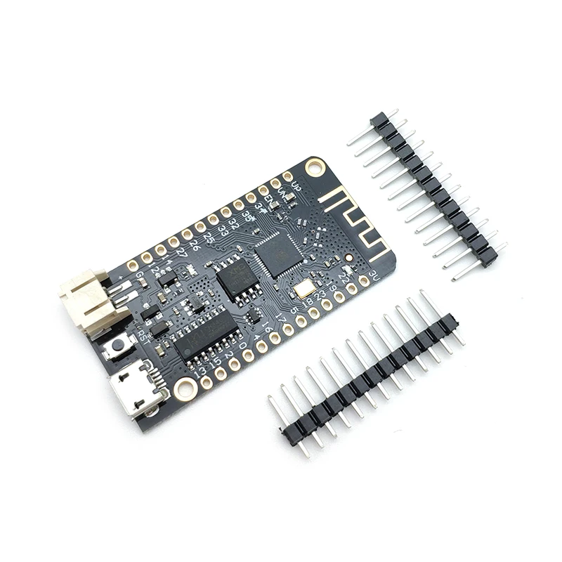 

10PCS Wifi Bluetooth Development Board Antenna ESP32 REV1 CH340 CH340G MicroPython Micro USB Lithium Battery Interface