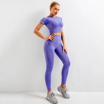 Conjunto de 2 piezas formado por ropa deportiva para mujer, ropa de yoga, gimnasio, 2020