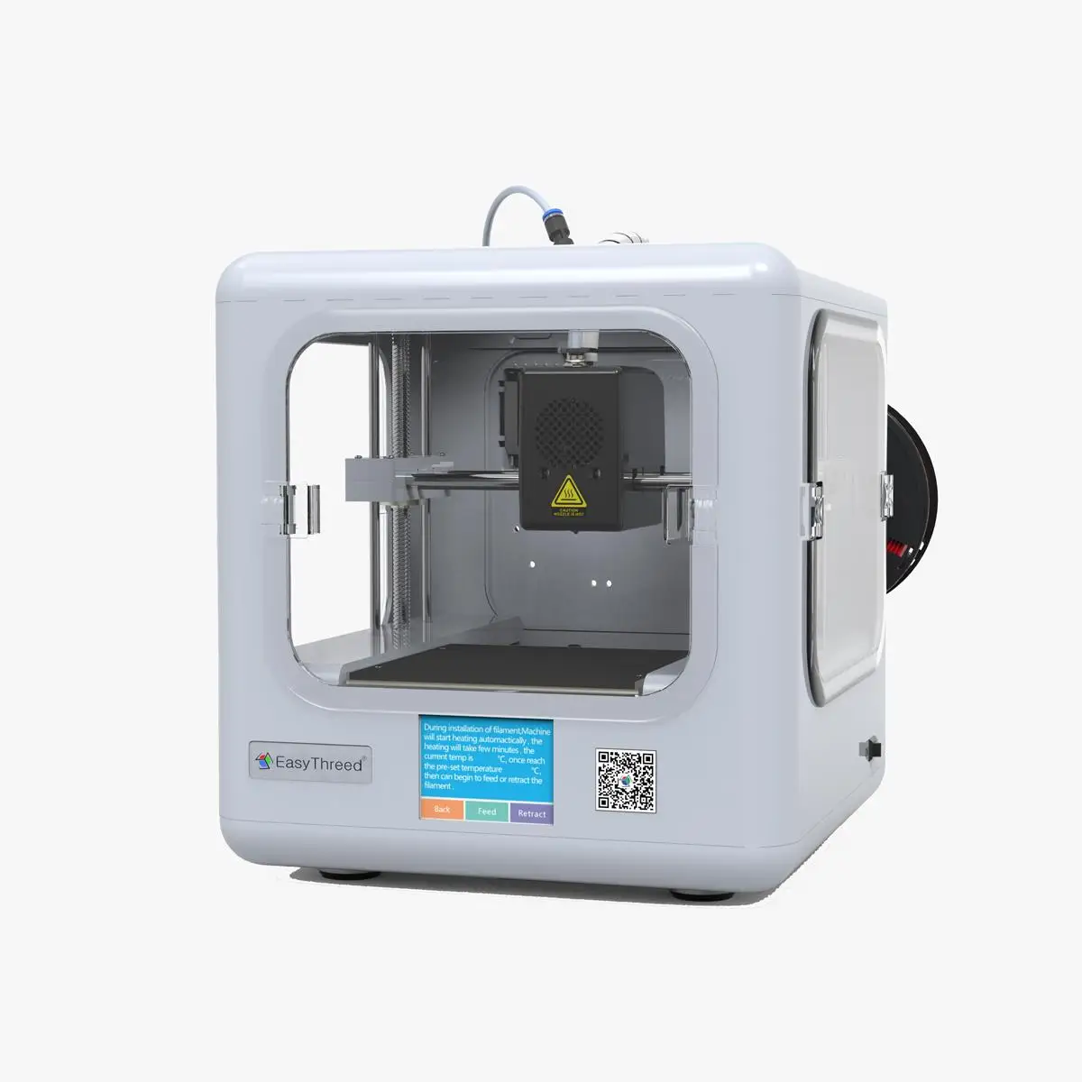 Easythreed ET-4000+ обновленная версия настольного мини 3D-принтера FDM 2,8-дюймовый ЖК-Функция касания экрана 120*120*120 мм размер печати