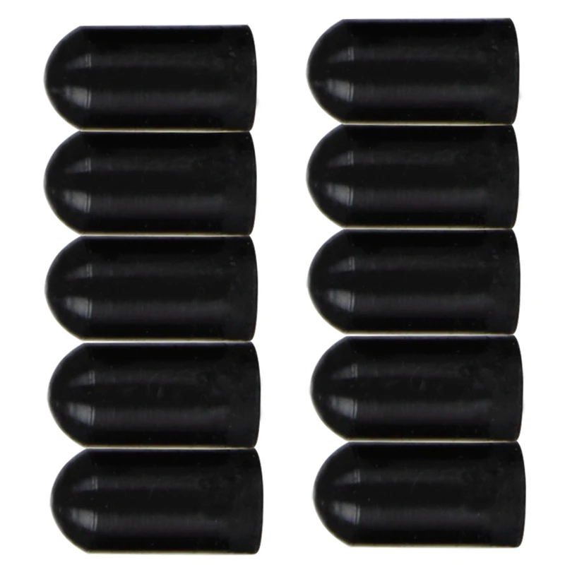 Dropship-10Pcs силиконовый барабан палка Резиновый рукав палка головка защитный чехол Универсальный для ударных инструментов аксессуары