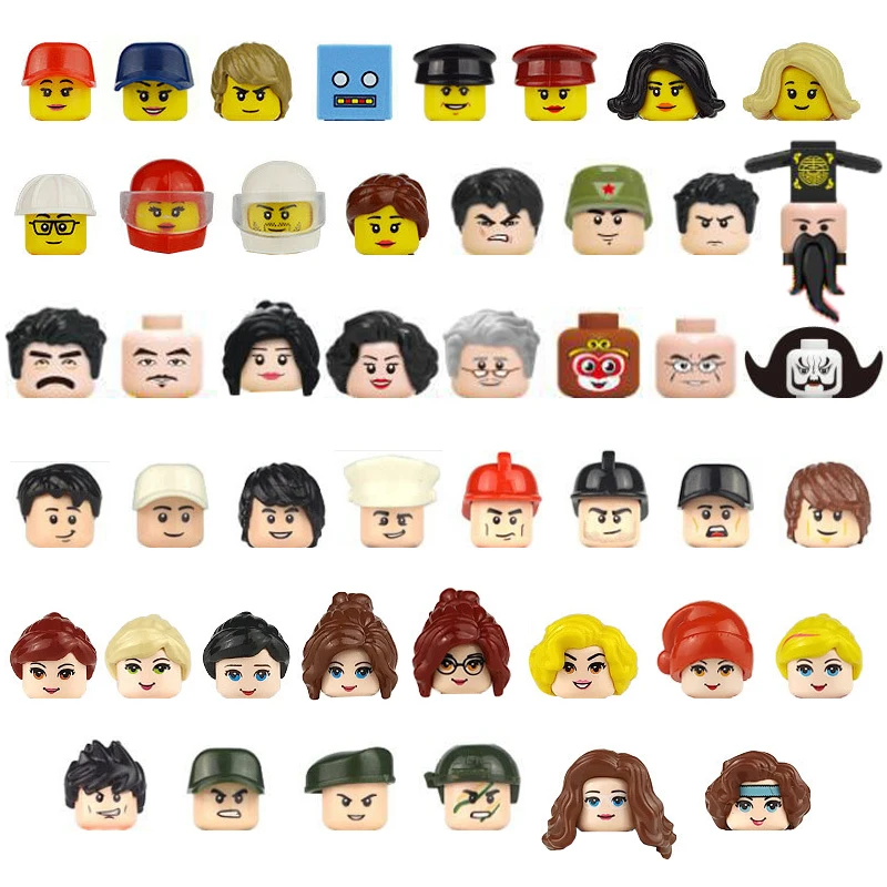 Фигурки из мультфильмов строительные блоки город работа занятия персонажи