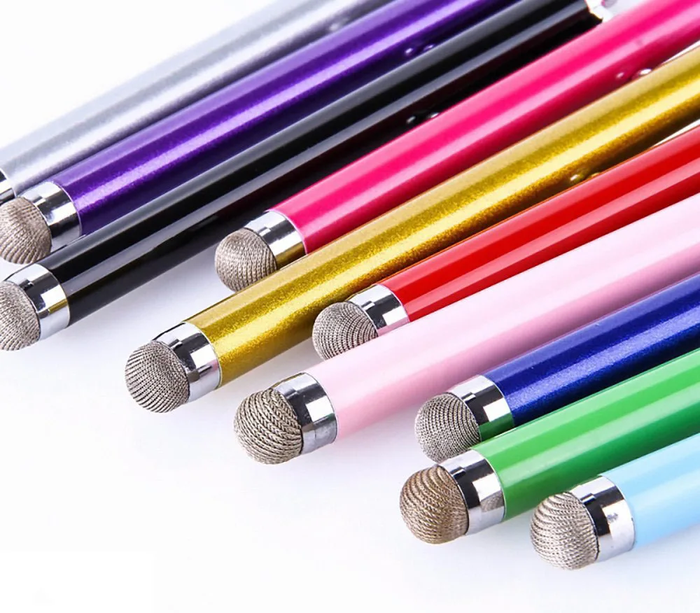 Универсальный металлический сенсорный экран ручка сетка из волокна Стилусы емкостный карандаш для всех емкостных экрана смартфона планшета Прямая поставка