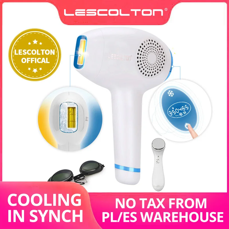 Lescolton 4в1 IPL эпилятор для холодного удаления волос T011C Перманентный лазер дома