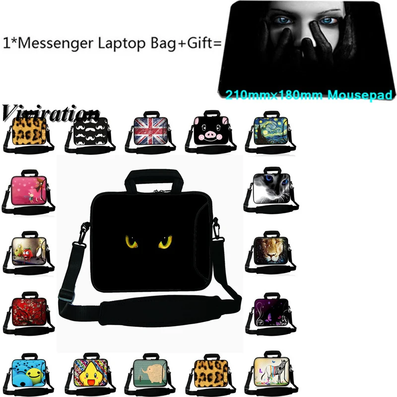 

Capa Para Mousepad+Notebook Laptop Bag 17 15 11.6 10 12 13 14 Messenger Shoulder Computer Bag For HP Macbook Air 11 13.3 13 Case