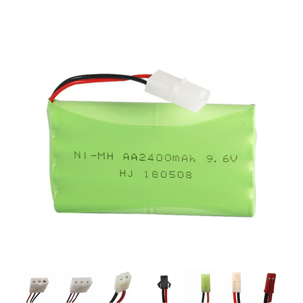 2400Mah 9.6V Batteria Ricaricabile Per Rc Auto Giocattolo Serbatoi Treni Robot Barca Pistola Ni-Mh Aa 700Mah 9.6V Batteria 1Pcs Per Rc Barche