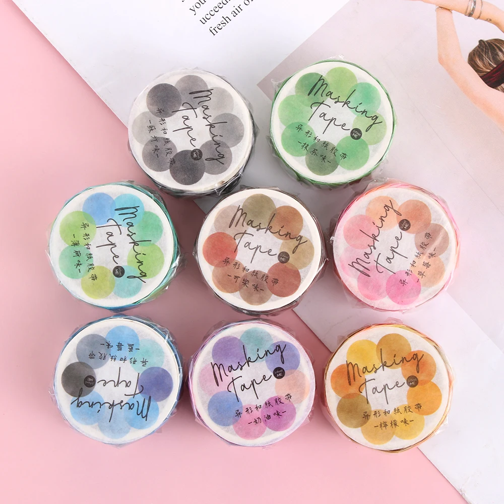 100Pcs Colorful Fruit Adhesive Paper Sticker Tape Hand Account Decorative Stickers DIY Crafts Photo Scrapbooking Supplies