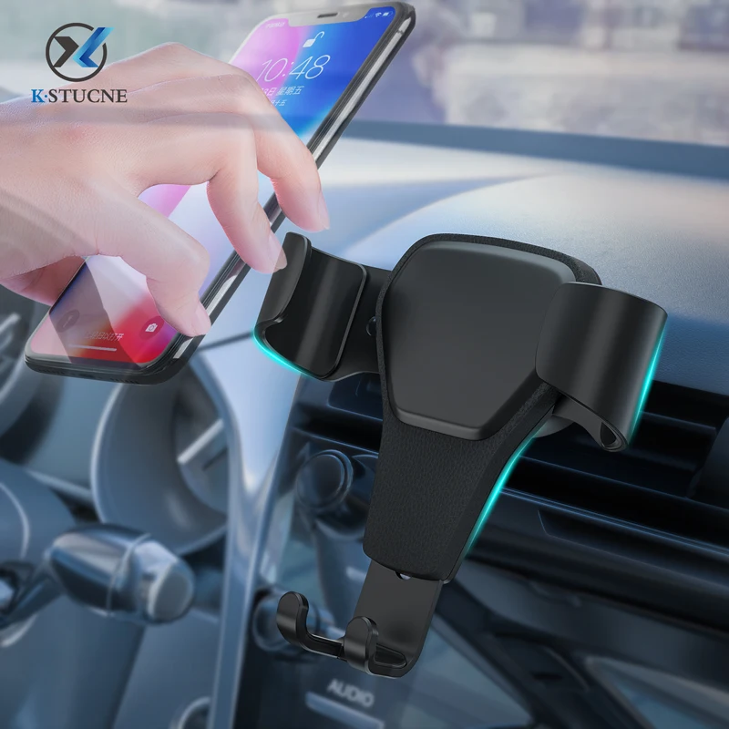 Car Phone Holder For phone in Car iPhone X 7 Samsung S9 Mount Car Holder For Phone in Car Cell Mobile Support Phone Holder Stand