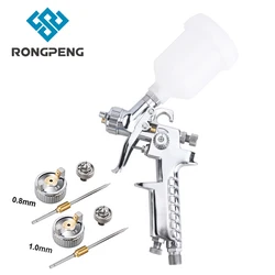 RONGPENG – pistolet de pulvérisation tactile, buse R805 HVLP de 1.0mm + capuchon d'air de 0.8mm, Kit d'aiguilles pour décoration de peinture de voiture 