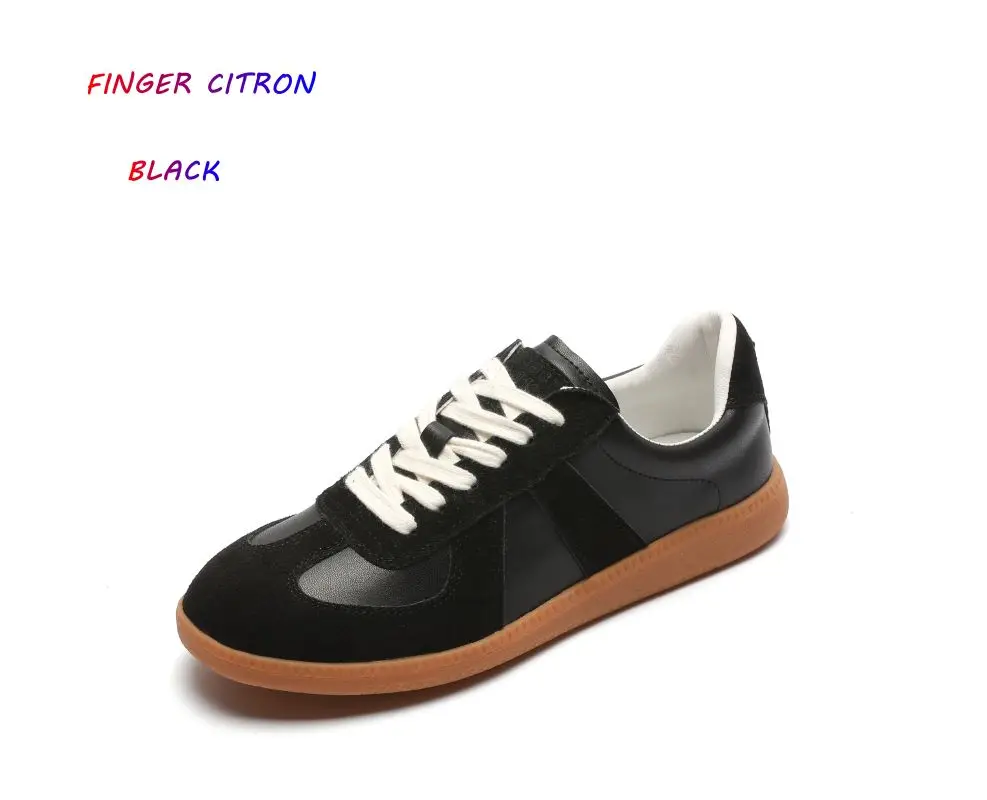 Палец цитрона женские кроссовки из натуральной кожи микрофибры повседневная