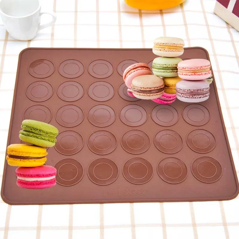 

Macaron Silicone Pad Baking Mat Round Shape Baking Pad DIY Cake Dessert Oven Liner Baking Tools for Cakes