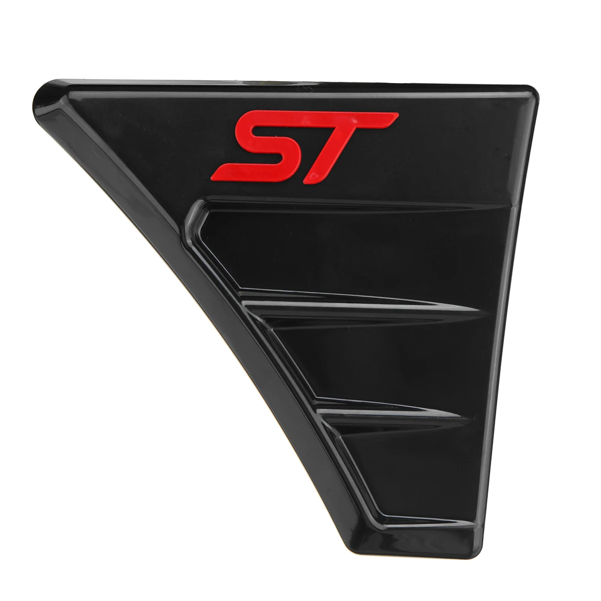 2PCS ST Style Car Side Vent Sticker Spoiler Outflow Vent Car Side Bonnet Air Intake Flow Side Door Wing Vent Hood For Ford For Focus MK2 MK3 RS ST
