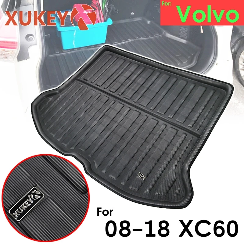 Xukey Boot Cargo Liner для Volvo XC60 2009 2018 задний коврик багажника поднос напольный ковер 2010 2011