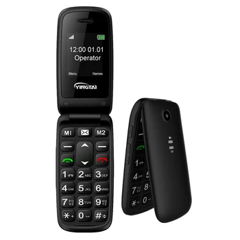 

2018 flip Phone YINGTAI T15A Unlocked SOS Senior Phone wireless FM 1.77inch MTK6261D GSM MP3 Mobile Phone cheap Cellphone New