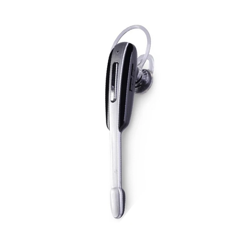 HM1000 PK V4.1 Bluetooth наушники с петлей для ушей, гарнитура для деловых занятий спортом, стерео наушники с микрофоном для всех смартфонов - Цвет: Black Silver
