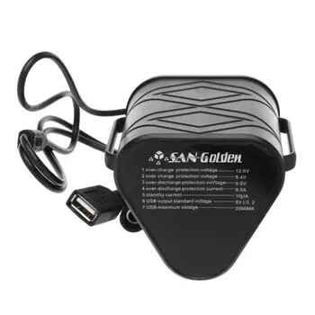 

Waterproof Waterproof 2x 26650/8.4V 3x 18650/26650/12V Battery Storage Box Mobile Power Bank Storage Box USB Charger for Bike