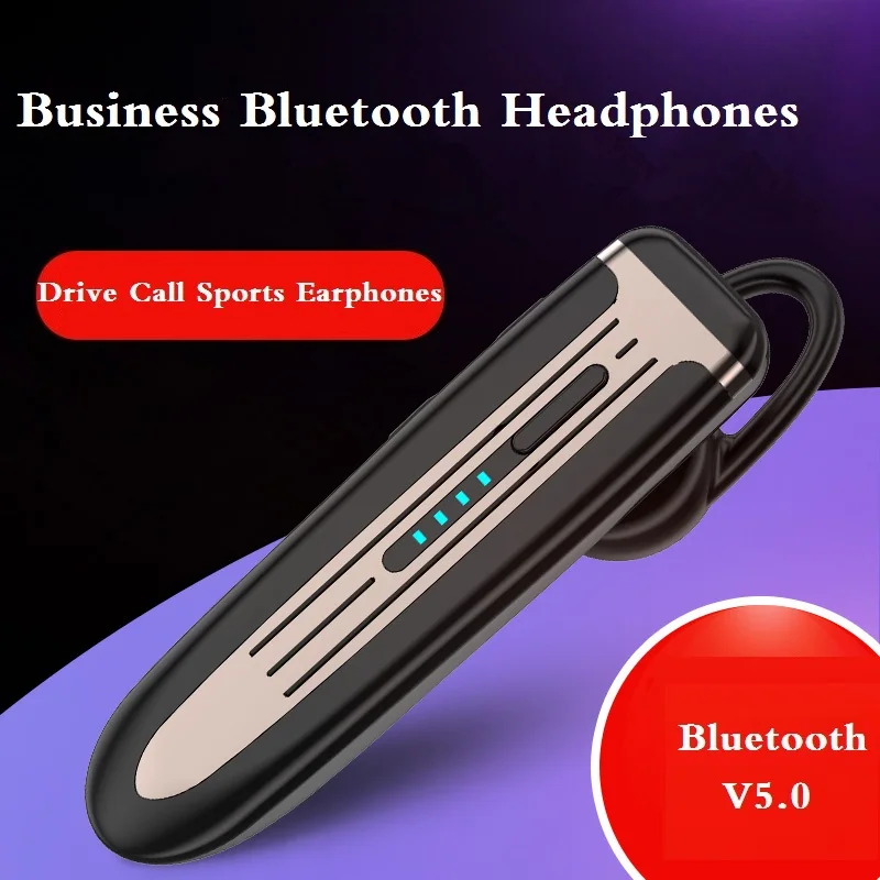 Новые Bluetooth наушники деловые беспроводные мини гарнитура с микрофоном вкладыши