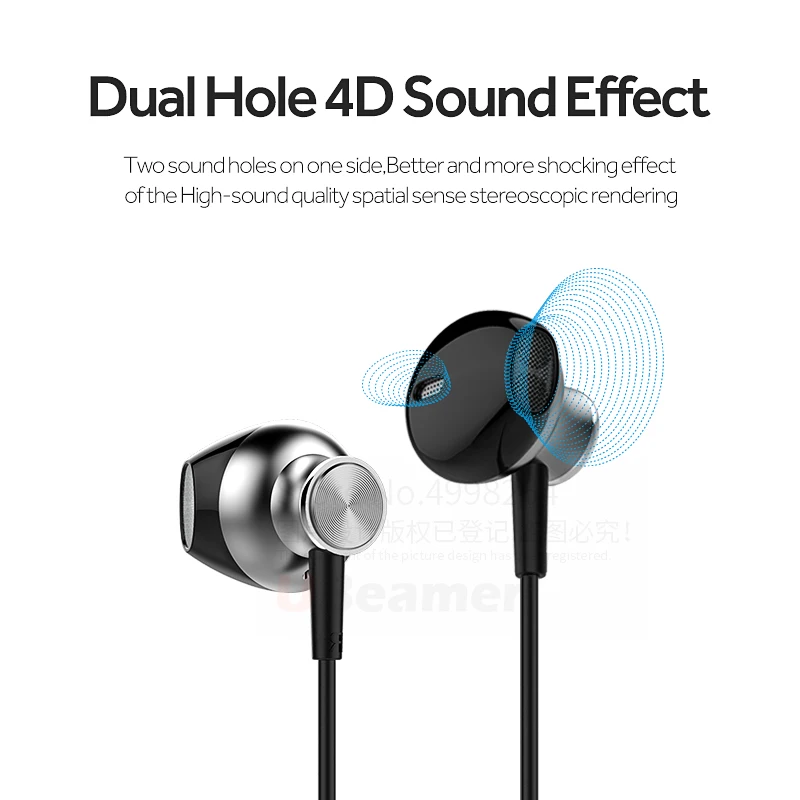 Bluetooth v5.0 наушники UBeamer Q7 новейшие беспроводные водонепроницаемые с микрофоном
