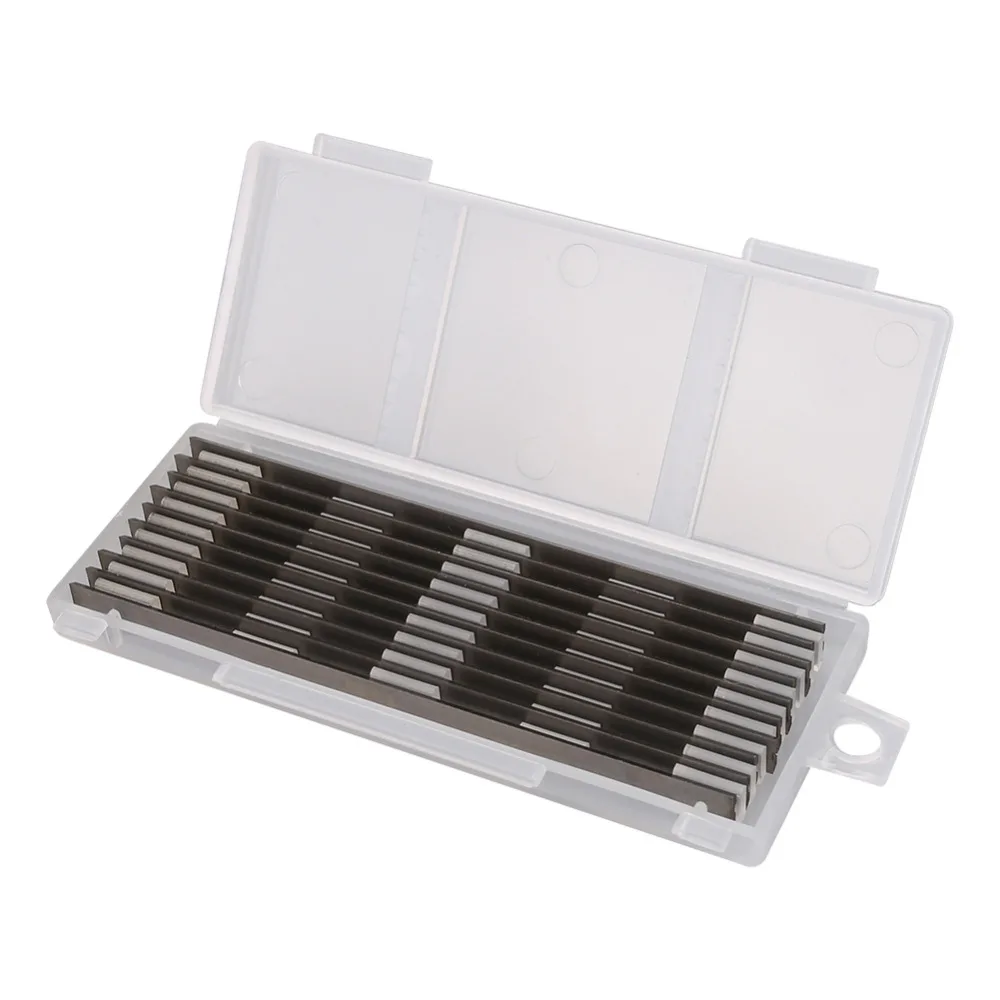 LISM 10Pcs 82mm Carbide Planer Blades Knife For Cutting Soft Hard Woods Ply-wood Board Woodworking Machinery Parts Planer Blade