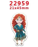 22959 30 шт мультяшный персонаж плоское украшение из смолы PR 25863 - Цвет: 22959