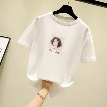 

Print Loose Female T-Shirt Fashion Japanese Harajuku Tumblr Casual Women white