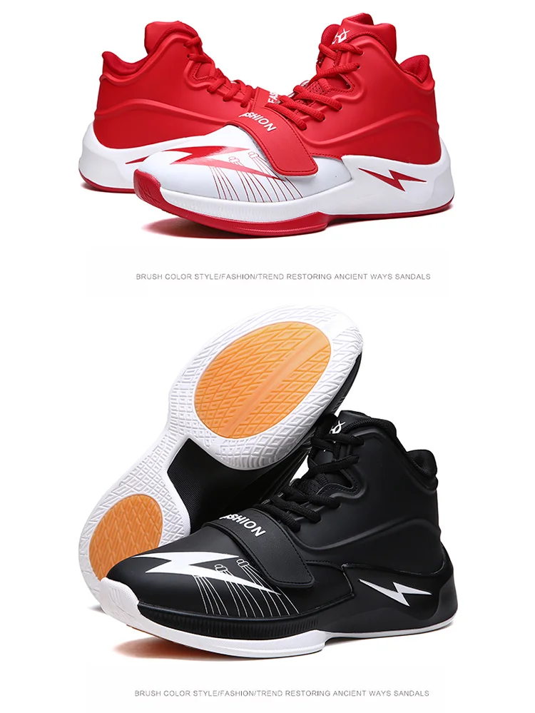 Новые оригинальные мужские баскетбольные кроссовки высокие кроссовки спортивные мужские Студенческие демпфирующие удобные ботинки basquete