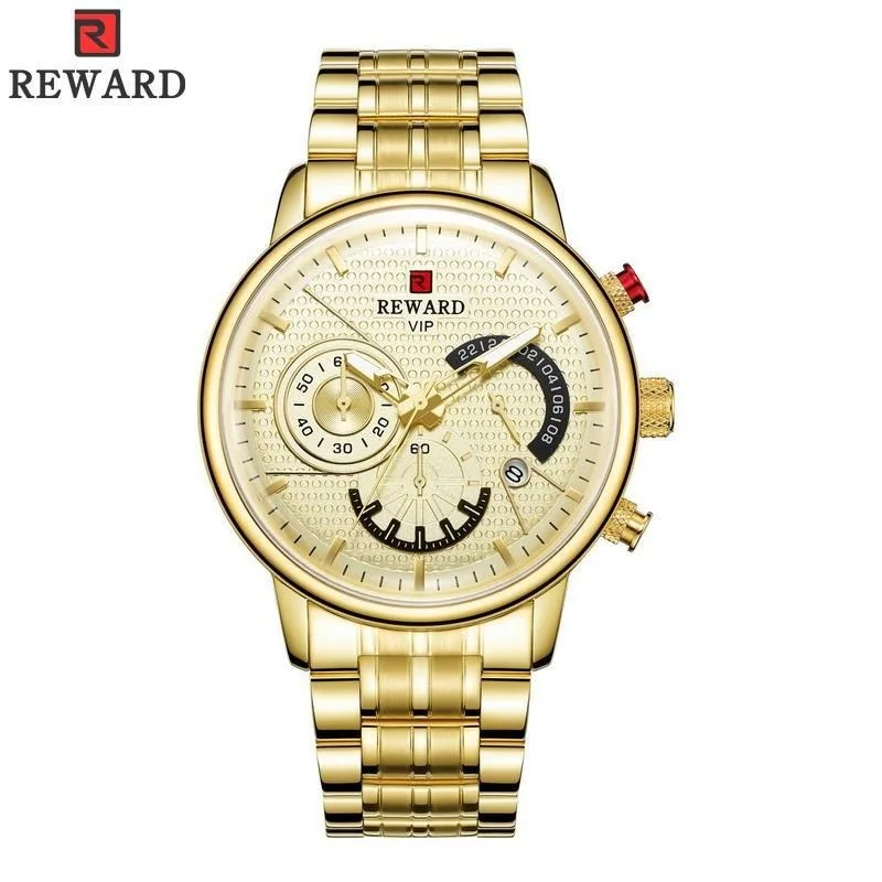 

REWARD Watches Men Top Brand Luxury Sport Quartz Watch Chronograph Military Wristwatch for Male Wrist Quartz Waterproof Watch