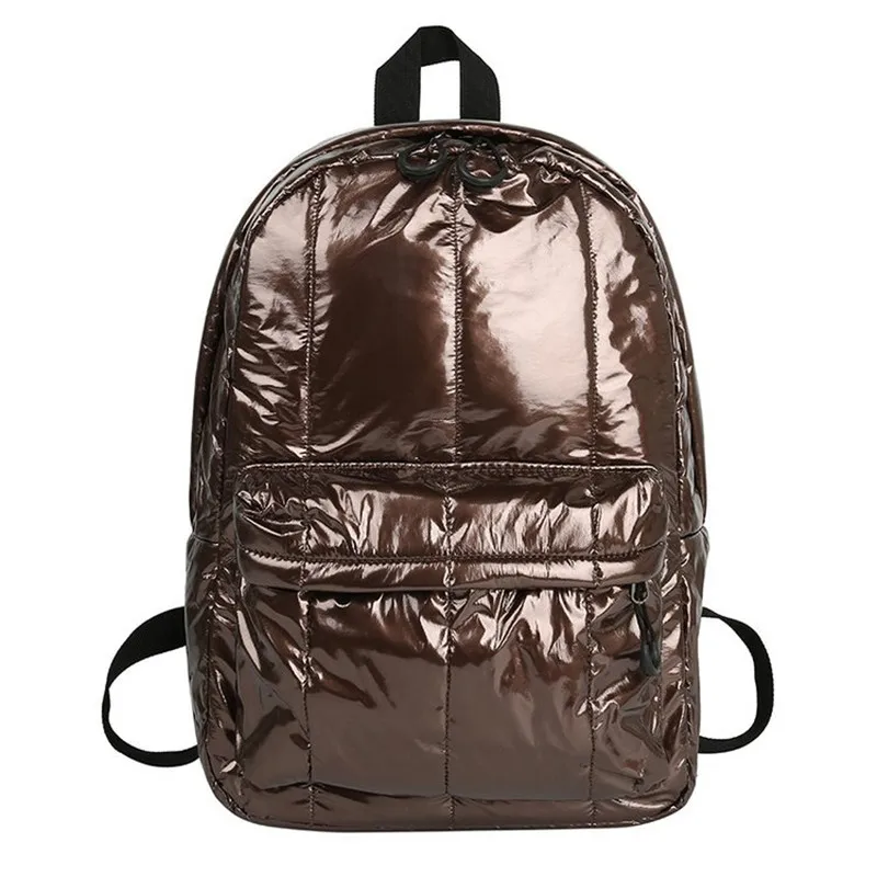 Вниз Рюкзак Сумка Женская Новая мода Корейская версия прилива уличная дорожная сумка колледж Ветер пространство хлопчатобумажный рюкзак