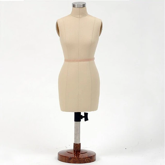 Sewing Female Tailor Model Mannequin Body For Clothes Design, Bust Dress  Form Stand Metal Base Can Pin - AliExpress