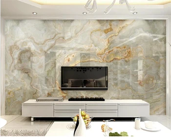 

beibehang papel de parede 3d Modern minimalist golden 3d wall stickers luxury marble background wall wall papers home decor