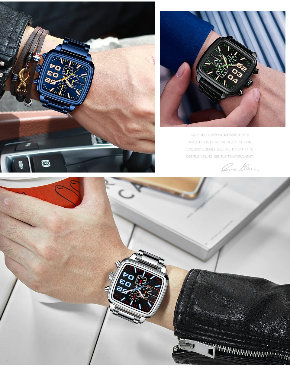 MINI FOCUS Quartz Watch for Men Waterproof_voghion.com