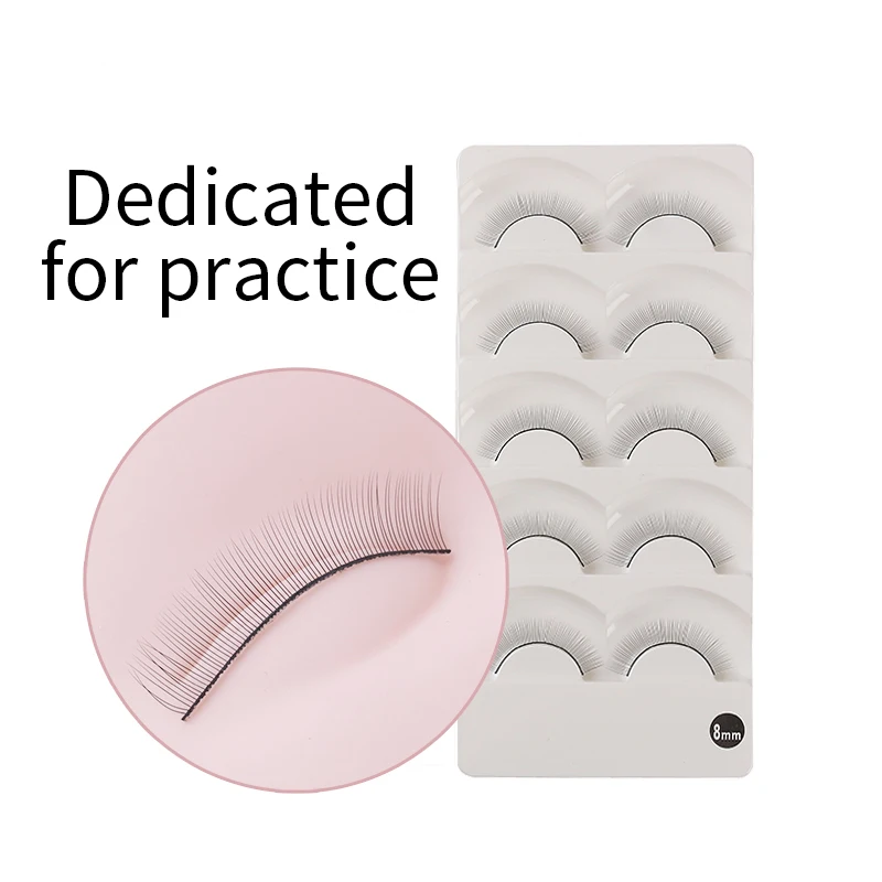 Абсолютно новые качественные тренировочные ресницы ручной работы 5 пар/компл.