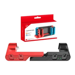 Portable Desktop Charging Station Stand Extended USB Port Charging Dock for Switch Joy-Cons Controllers 2 Card Slots Portable Desktop Charging Station Stand Extended USB Port Charging Dock for Switch Joy-Cons Controllers 2 Card Slots