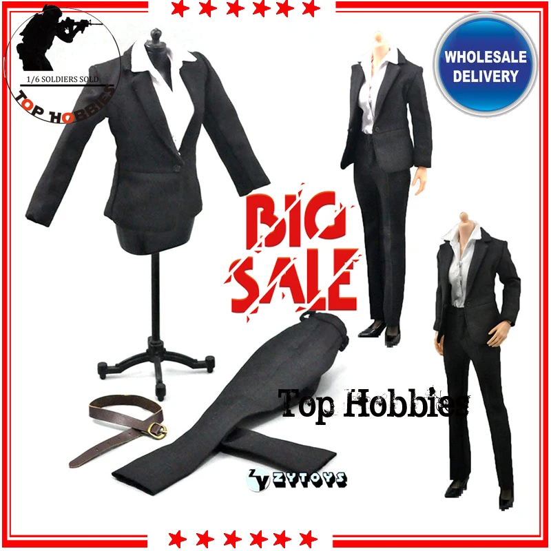 1 6スケールzyおもちゃレディース女性職業ビジネスキャリアオフィス服パンツスーツセットフィット12 アクションフィギュアボディアクセサリー Toy Set Action Figure Setfigure Set Aliexpress